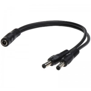 Καλώδιο τροφοδοσίας Y - Splitter SPL-PS 1>2 - με βύσματα DC από 1 θηλυκό σε 2 αρσενικά