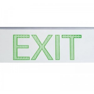 Φωτιστικό Ασφαλείας - Πινακίδα Εξόδου Διπλής Πρόσοψης EL4LED EXIT2 D