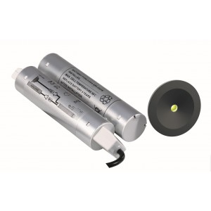 Φωτιστικό Ασφαλείας χωνευτό Ansell Signal LED Spot με μπαταρια