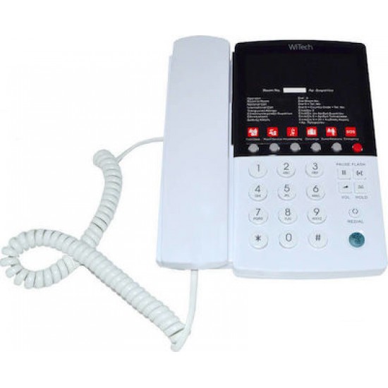 Ενσύρματη τηλεφωνική συσκευή Witech WT-5006